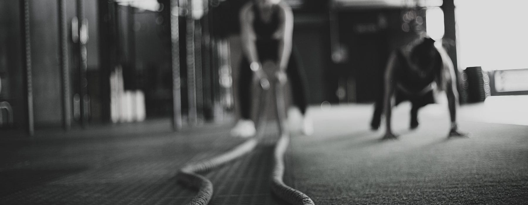 Exercising at Beverly Hills Gym
